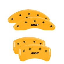 Carregar imagem no visualizador da galeria, MGP 2 Caliper Covers Engraved Front MGP Yellow Finish Black Characters 2005 Toyota Tundra
