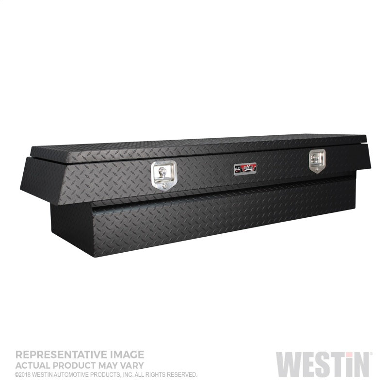 Westin/Brute Contractor TopSider 90in w/ Doors - Black Textured
