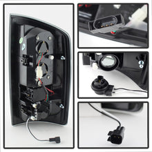 Carregar imagem no visualizador da galeria, Spyder Dodge Ram 07-08 1500/Ram 07-09 2500/3500 LED Tail Lights Black Smoke ALT-YD-DRAM06-LED-BSM