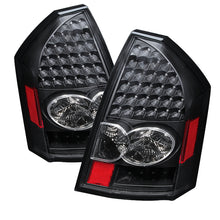 Carregar imagem no visualizador da galeria, Xtune Chrysler 300C 05-07 LED Tail Lights Black ALT-JH-C305-LED-BK