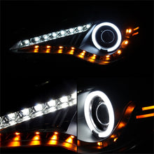 Carregar imagem no visualizador da galeria, Spyder Scion FRS 12-14 Projector Headlights CCFL Halo DRL LED Black PRO-YD-SFRS12-CCFL-BK