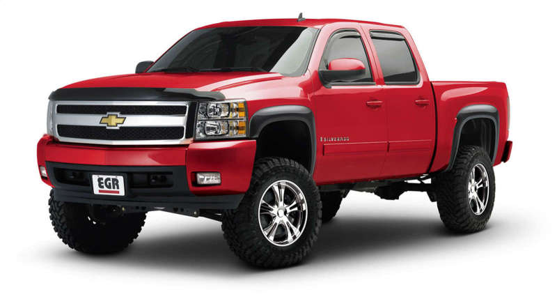 EGR 07-13 Chev Silverado 6-8ft Bed Rugged Look Fender Flares - Rear Pair (751504R)