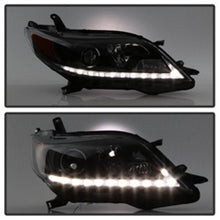 Carregar imagem no visualizador da galeria, Spyder Toyota Sienna 2011-2014  Projector Headlights - DRL LED - Black PRO-YD-TSEN11-DRL-BK