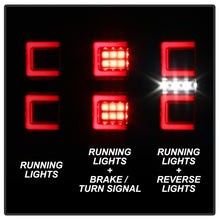 Carregar imagem no visualizador da galeria, Spyder 16-17 Toyota Tacoma LED Tail Lights - Black Smoke (ALT-YD-TT16-LED-BSM)