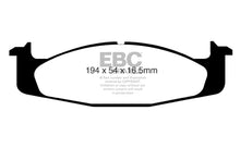 Load image into Gallery viewer, EBC 94-96 Ford Bronco 5.0 Redstuff Front Brake Pads