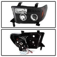Carregar imagem no visualizador da galeria, Spyder Toyota Tundra 07-13 Projector Headlights CCFL Halo LED Blk PRO-YD-TTU07-CCFL-BK