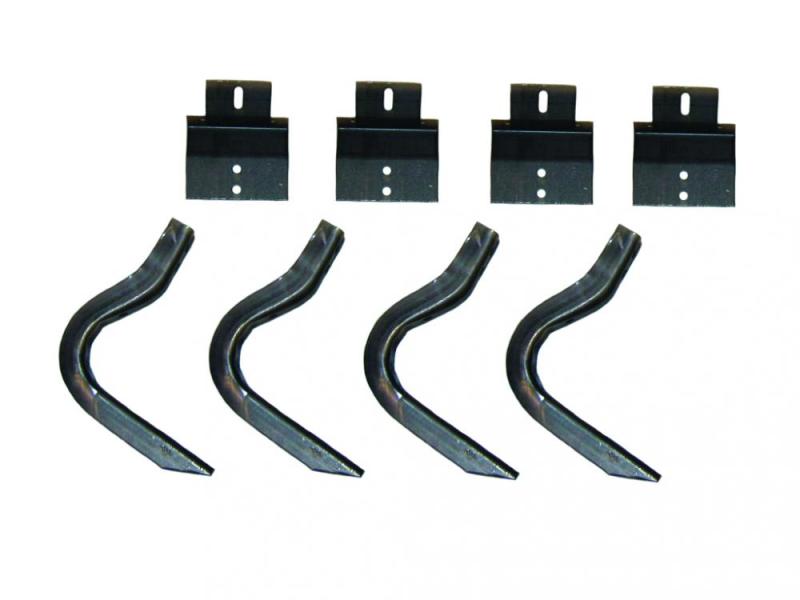 Lund 11-14 Chevy Silverado 3500 Std. Cab EZ Running Board Mounting Bracket Kit - Black