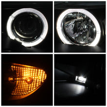 Carregar imagem no visualizador da galeria, Spyder BMW E46 3-Series 04-06 2 DR Projector Halogen Model- LED Halo Blk PRO-YD-BMWE4604-2DR-HL-BK
