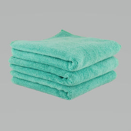 Chemical Guys Workhorse Professional Microfiber Towel (Exterior)- 16in x 16in - Green - 3 Pack (P16)