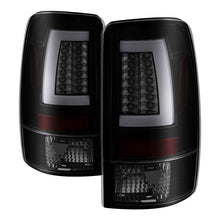 Carregar imagem no visualizador da galeria, Spyder 00-06 GMC Yukon/Yukon XL V2 Light Bar LED Tail Lights - Blk Smoke (ALT-YD-CD00V2-LBLED-BSM)