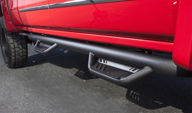Lund 15-17 Chevy Silverado 2500 Crew Cab Terrain HX Step Extreme Nerf Bars - Black
