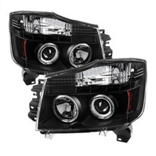 Carregar imagem no visualizador da galeria, Spyder Nissan Titan 04-14/Armada 04-07 Projector Headlights LED Halo LED Blk PRO-YD-NTI04-HL-BK