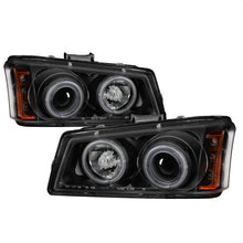 Carregar imagem no visualizador da galeria, Spyder Chevy Silverado 1500 03-06 Projector HeadlightsCCFLHalo LED Blk High H1 PRO-YD-CS03-CCFL-BK