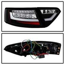 Carregar imagem no visualizador da galeria, Spyder Audi A5 08-12 LED Tail Lights Black ALT-YD-AA508-LED-BK