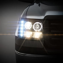 Carregar imagem no visualizador da galeria, Spyder GMC Sierra 1500/GMC Sierra Denali 08-13 Projector LED Halo- LED Blk PRO-YD-GS07-HL-BK