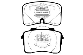 EBC 90-92 Audi V8 3.6 (UFO Rotors) Redstuff Front Brake Pads