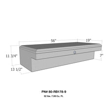 Load image into Gallery viewer, Westin/Brute Low Profil LoSider Side Rail 56in Box - Aluminum