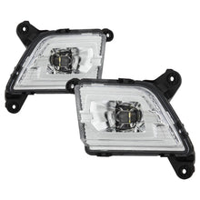 Carregar imagem no visualizador da galeria, Spyder 19-20 Chevy Silverado 1500 OEM Style Full LED Fog Light w/Switch - Clear (Wont Fit RPO U12)