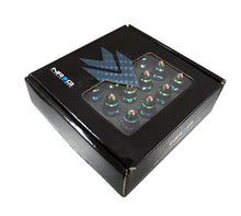 Carregar imagem no visualizador da galeria, NRG 500 Series M12 X 1.5 Bullet Shape Steel Lug Nut Set - 21 Pc w/Lock Key - Neochrome
