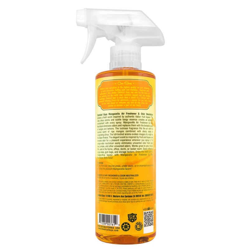 Chemical Guys Mangocello Mango Lemon Fusion Air Freshener & Odor Eliminator - 16oz (P6)