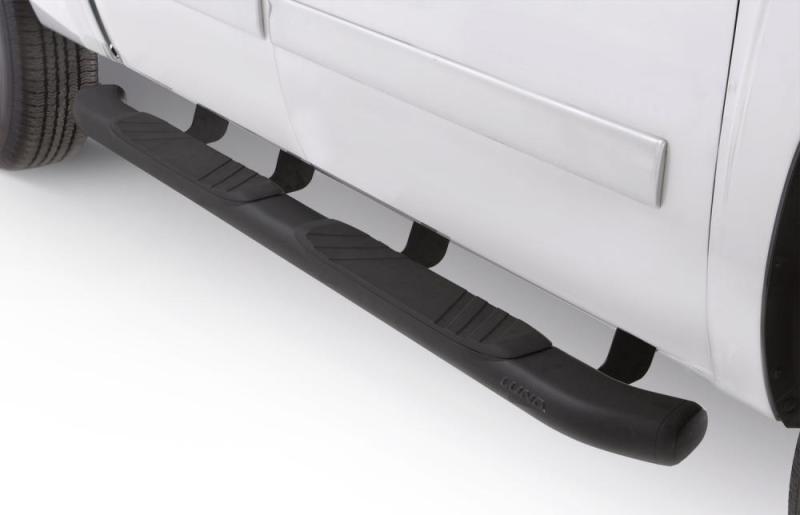 Lund 07-17 Toyota Tundra CrewMax (87in) 5in. Oval Bent Nerf Bars - Black