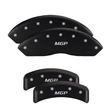 Carregar imagem no visualizador da galeria, MGP 4 Caliper Covers Engraved Front &amp; Rear MGP Red finish silver ch