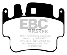 Carregar imagem no visualizador da galeria, EBC 98-05 Porsche 911 (996) (Cast Iron Rotor only) 3.4 Carrera 2 Orangestuff Front Brake Pads