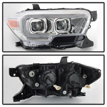 Carregar imagem no visualizador da galeria, xTune Toyota Tacoma 16-18 DRL Light Bar Projector Headlights - Chrome PRO-JH-TTA16-LBDRL-C