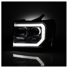 Carregar imagem no visualizador da galeria, Spyder GMC Sierra 1500/2500/3500 07-13 V2 Projector Headlights - Smoke PRO-YD-GS07V2-LBDRL-SM