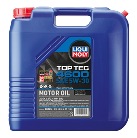 Óleo de motor LIQUI MOLY 20L Top Tec 4600 5W30