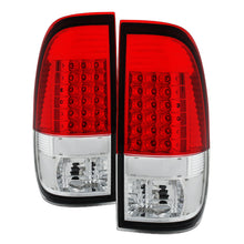 Load image into Gallery viewer, Xtune Ford F150 Styleside 97-03 Super Duty 99-07 LED Tail Lights Red Clear ALT-JH-FF15097-LED-RC