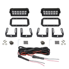 Carregar imagem no visualizador da galeria, Westin HDX Flush Mount B-FORCE LED Light Kit (Set of 2) w/wiring harness - Black