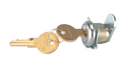 Lund Universal Paddle Handle Cam Lock w/2 Keys - Brite