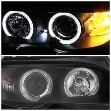 Carregar imagem no visualizador da galeria, Spyder BMW E46 3-Series 04-06 2 DR Projector Halogen Model- LED Halo Blk PRO-YD-BMWE4604-2DR-HL-BK