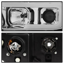 Carregar imagem no visualizador da galeria, Spyder 07-13 Toyota Tundra V2 Light Bar DRL Projector Headlights - Chrome (PRO-YD-TTU07V2-LB-C)