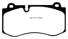 Carregar imagem no visualizador da galeria, EBC 07-08 Mercedes-Benz CL550 5.5 Redstuff Front Brake Pads