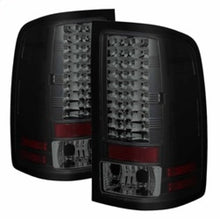 Carregar imagem no visualizador da galeria, Spyder GMC Sierra 07-13 (Not 3500 Dually 4 Rear Wheels)LED Tail Lights Blk Smke ALT-YD-GS07-LED-BSM