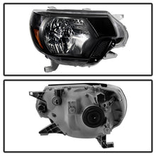Carregar imagem no visualizador da galeria, Xtune Toyota Tacoma 2012-2015 OEM Style Headlights Black HD-JH-TTA12-AM-BK