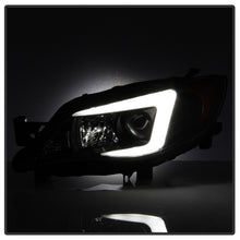 Carregar imagem no visualizador da galeria, Spyder Subaru WRX 08-09 Projector Headlights - HID Model Only - Black PRO-YD-SWRX08-HID-LBDRL-BK