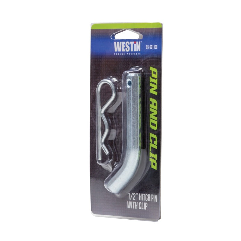 Westin Hitch Pin 1/2in & Clip - Silver