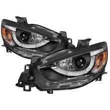 Carregar imagem no visualizador da galeria, Spyder Mazda CX-5 13-15 Projector Headlights - DRL LED - Black PRO-YD-MCX513-DRL-BK