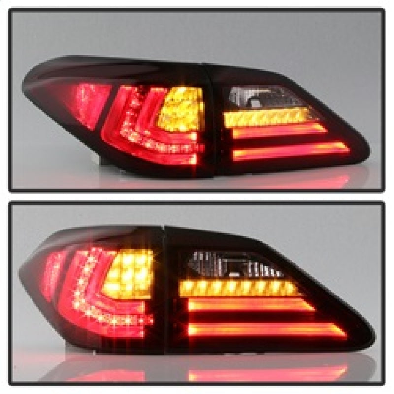 Spyder Lexus RX350 2010-2012 LED Tail Lights - Red Clear ALT-YD-LRX35010-LED-RC