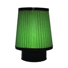 Load image into Gallery viewer, Green Filter Cone Filter - ID 3.5in. / Base 6in. / Top 4.75in. / H 6in.