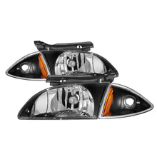 Carregar imagem no visualizador da galeria, xTune Chevy Cavalier 00-02 Corner Lamp &amp; Headlights 4pcs set-Black HD-JH-CCAV00-SET-BK