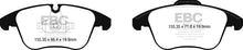 Carregar imagem no visualizador da galeria, EBC 2016+ Jaguar XE-Type 2.0T Ultimax2 Front Brake Pads (Use w/ 12.4in Rotors)