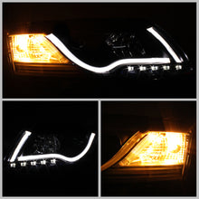 Carregar imagem no visualizador da galeria, Spyder Audi A6 05-07 Projector Headlights Halogen Light Tube DRL Blk PRO-YD-ADA605-LTDRL-BK