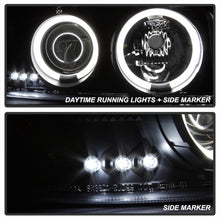 Carregar imagem no visualizador da galeria, Spyder GMC Sierra 1500/2500 99-06 Projector Headlights CCFL Halo LED Blk Smke PRO-YD-CDE00-CCFL-BSM