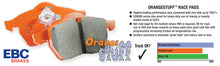 Carregar imagem no visualizador da galeria, EBC Alcon R-Type RC3451 X510 Caliper Orangestuff Brake Pads