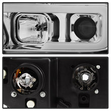 Carregar imagem no visualizador da galeria, Spyder 07-13 Toyota Tundra V2 Light Bar DRL Projector Headlights - Chrome (PRO-YD-TTU07V2-LB-C)