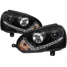 Carregar imagem no visualizador da galeria, Spyder Volkswagen GTI 06-09/Jetta 06-09 Halogen Model Only - DRL Black PRO-YD-VG06-DRL-BK